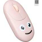 Everest Sm-26 Fashion 2.4ghz Pembe Kabartmalı Kablosuz Mouse - Siyah