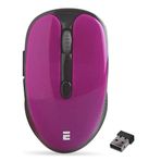 Everest SM-865 6D Bordo 1600 dpi Alkalin Pilli Kristal Kutulu Kablosuz Sessiz Mouse