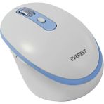 Everest SM-BT42 USB Beyaz/mavi 3in1 Bluetooth ve 2.4ghz Şarj Edilebilir Kablosuz Mouse - Beyaz - Mavi