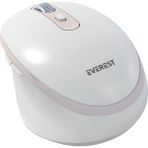 Everest SM-BT42 USB Beyaz/pembe 3in1 Bluetooth ve 2.4ghz Şarj Edilebilir Kablosuz Mouse - Pembe - Beyaz
