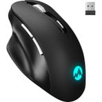 Everest X-Hurry 6D Şarjlı Kablosuz Siyah Oyuncu Mouse