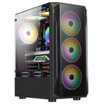 Everest X-RACER PEAK 600W 4x12CM RGB MİD Tower Pc Kasa