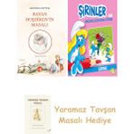 Everest Yayınları Bayan Hoşdiken'in Masalı + Şirinler ile Hikâyeli Boyama Kitabı - Şirine + Yaramaz Tavşan Masalı
