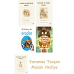 Everest Yayınları Beatrix Potter 21 - Johnny Şehirfaresi Masalı + Beatrix Potter 15 - Zencefil ve Turşu Masalı + Ilk Kitaplarım - Araçlar (Ciltli) + Burnunun Ucundaki Cesaret