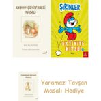 Everest Yayınları Beatrix Potter 21 - Johnny Şehirfaresi Masalı + Şirinler - Aktivite Kitabı 1 + Yaramaz Tavşan Masalı