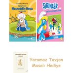 Everest Yayınları Çağdaş Yorumla Nasreddin Hoca - Karikatür/şiir + Şirinler ile Hikâyeli Boyama Kitabı - Şirine + Yaramaz Tavşan Masalı