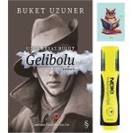 Everest Yayınları Gelibolu-Uzun Beyaz Bulut-Buket Uzuner-Sarı Fosforlu Kalem-Not Defteri Seti