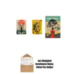 Everest Yayınları Gölgede Kırk Derece + Safran Sarı + Ölü Erkek Kuşlar + Okuma Sticker'Ları