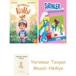 Everest Yayınları Gül Ablanın Kalbi + Şirinler ile Hikâyeli Boyama Kitabı - Şirine + Yaramaz Tavşan Masalı