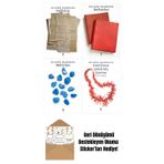 Everest Yayınları Kağıtlar - Defterler - Metinler - Daktiloya Çekilmiş Şiirler / 4 Kitap Set + Okuma Sticker'Ları