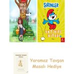 Everest Yayınları Kırmızı Başlıklı Kız Kurda Karşı + Şirinler - Aktivite Kitabı 1 + Yaramaz Tavşan Masalı