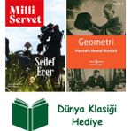 Everest Yayınları Milli Servet + Geometri + Dünya Klasiği Hediye - Hayır