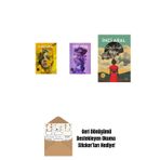 Everest Yayınları Safran Sarı + Mor + Ölü Erkek Kuşlar + Okuma Sticker'Ları
