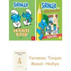 Everest Yayınları Şirinler - Aktivite Kitabı 2 + Şirinler ile Hikâyeli Boyama Kitabı - Yabani Şirin + Yaramaz Tavşan Masalı