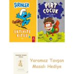 Everest Yayınları Şirinler - Aktivite Kitabı 3 + Pırt Çocuk 2 - Hazır, Nişan Al Fırlat + Yaramaz Tavşan Masalı
