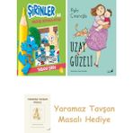 Everest Yayınları Şirinler ile Hikâyeli Boyama Kitabı - Yabani Şirin + Uzay Güzeli + Yaramaz Tavşan Masalı