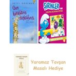 Everest Yayınları Sivri Kulaklıların Başkaldırısı + Şirinler ile Hikayeli Boyama Kitabı - Şirinler Salatası + Yaramaz Tavşan Masalı