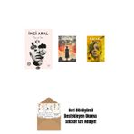 Everest Yayınları Taş Ve Ten + İçimden Kuşlar Göçüyor + Safran Sarı + Okuma Sticker'Ları