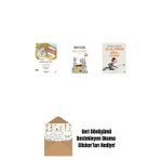 Everest Yayınları Üç Oyun + Eskici Ve Oğulları (Midi Boy) + Aslan Tomson - Köpek Yavrusu + Okuma Sticker'Ları