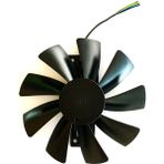 Everflow GAA8S2U 100MM 0.45A 4pin Grafik Kartları Fan VGA Soğutucu - Siyah