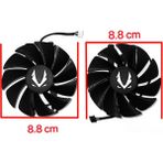 Everflow Zotac Rtx 4060 4060TI 4070 Twin Edge 88MM Ekran Kartı Fanı