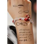 Everglow Jewelry Çoklu Sonsuzluk Geçici Dövme Tattoo