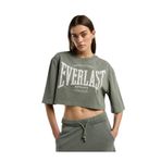 EVERLAST Authentic Boxing Crop Tişört, S, 84357999738189, Haki, Kadın