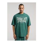EVERLAST Authentic Boxing Oversize Koyu Yeşil Erkek Tişört