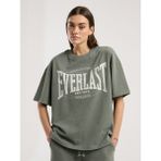 Everlast Authentic Boxing Wmn Oversize Haki Kadın Tişört - XS
