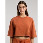 Everlast Bronx 1910 Oversize Turuncu Crop Kadın Tişört - M