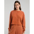 Everlast Bronx 1910 Oversize Turuncu Crop Uzun Kollu Kadın Tişört - M