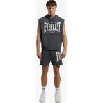 Everlast Erkek Gri Kapüşonlu Sweatshirt Authentic Boxing Oversize Rahat Kesim TM0009-333 - Antrasit