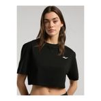 EVERLAST Ever Classics Wmn Comfort Siyah Kadın Crop Tişört
