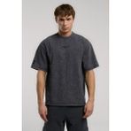 Everlast Ny Street Oversize Antrasit Erkek Tişört - XL - Füme