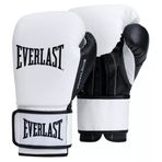 Everlast Powerlock OG Boks Eldiveni, Beyaz/Siyah, 12 oz