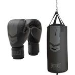 Everlast Prospect 2 Junior Black/Gray 76X28cm Boks Torbası Seti P00003137