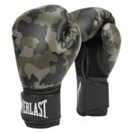 Everlast Spark 10 oz Boks Eldiveni, Çantalar için Kamuflaj Suni Deri Boks Eldiveni, Mitt Work & Fitness Sınıfları, Kanca ve Döngü Sistemi, Ergonomik Başparmak ve Enjeksiyon Kalıplı Köpük - Otantik