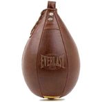 Everlast Unsiex Yetişkin Spor Boks Punching Ball 1910 Speed Bag, Kahverengi, 9 x 6