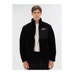EVERLAST Winter Essentials Siyah Erkek Full Zip Sherpa Sweat