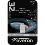 Everon 32GB Metal USB Mini Flash Bellek - 32 GB - Gri Metal