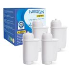 EVERSPRING Kahve Makinesi Su Filtresi,İle uyumlu EQ Serisi, EQ3/EQ6/EQ9, EQ500, S700, Brita Intenza 575491, Bosch TCZ7003, TCZ7033, 4 adet