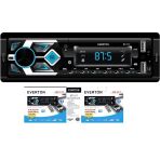 Everton Rt-117 Çift Usb'li Usb-Sd-Fm-Aux- Bluetooth Oto Teyp 4X50 Watt