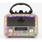 Everton RT-301.M Bluetooth-Usb-Sd-Fm Şarjlı,solarlı,ledli, Nostaljik Radyo El Fenerl Radyo - Çok Renkli