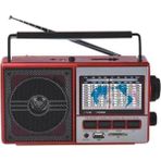 Everton RT-41 USB Nostaljik Radyo - Kırmızı