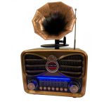 Everton Rt-607 Gramafon Tasarımlı Ve Görünümlü , Nostalji Bluetooth/Usb/Sd/ Radyo Mp3 Player Müzik Kutusu