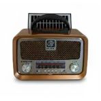 Everton Rt-653 Solarlı,Şarjlı Nostaljik Radyo (Bluetooth-Usb-Sd-Fm)