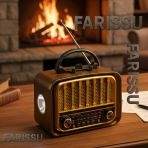Everton Rt-676 Retro Görünümlü 3 Band Fm/Am/Sw Radyo, Bluetooth Hoparlör Ve Fenerli Klasik Tasarım