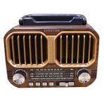 Everton RT-679 Bluetooth-USB-SD-FM Şarjlı Solarlı Nostaljik Radyo