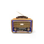 Everton Rt-683 / Solar Güneş Enerjili / Nostalji Bluetooth/Usb/Sd/ Radyo Mp3 Player Müzik Kutusu