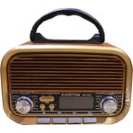 Everton RT-723 Dijital Göstergeli Şarjlı Nostaljik Radyo (Am-Fm-Sw Wıth Bt-Usb-Tf ) - Çok Renkli